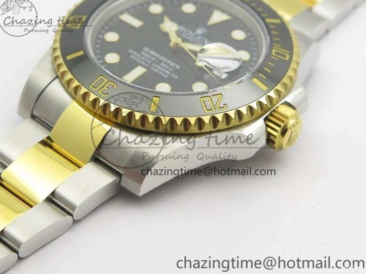 MiroTime 0416 Comfortable Submariner 116613LN Noob 1:1 Best Edition Black Dial On SS YG Bracelet A2836 V 3569